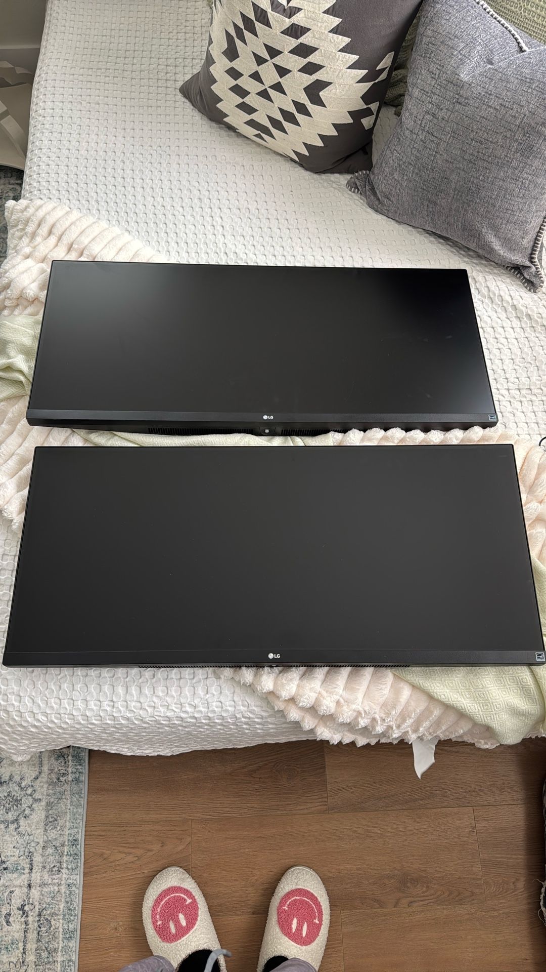 LG 34in Ultra Wide 120hz Monitors - No stands