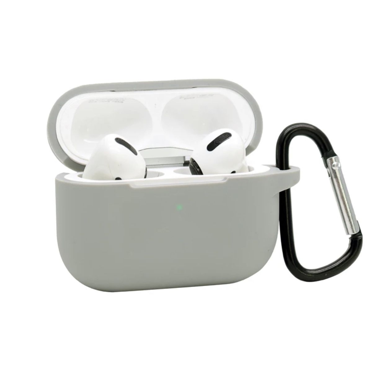 Silicone Protective Case for Apple AirPods Pro with Carabiner