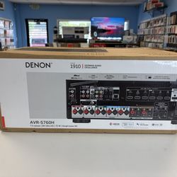 Denon 7.2-Channel Home Theater Receiver 8K Video Ultra HD 4K/120 AVR-S760H New Sealed
