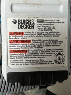 Black & Decker 40V Lithium String Trimmer LST136