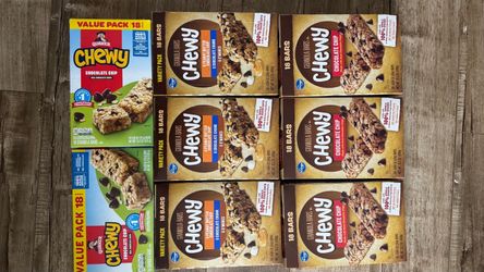 Granola Bars Lot 8 Boxes 18 Per Box