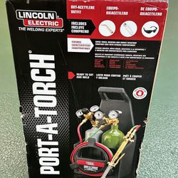 NEW! Lincoln Electric KH990 Port-A-Torch Portable Kit