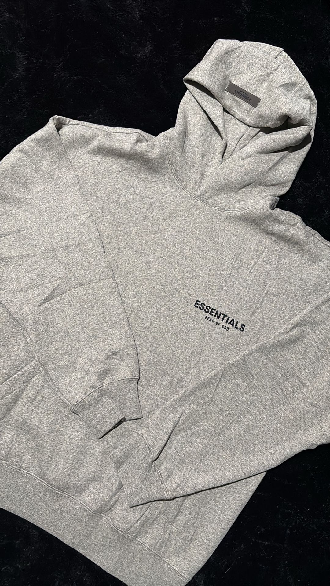Gray essentials hoodie