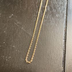 14k Solid Rope Chain 