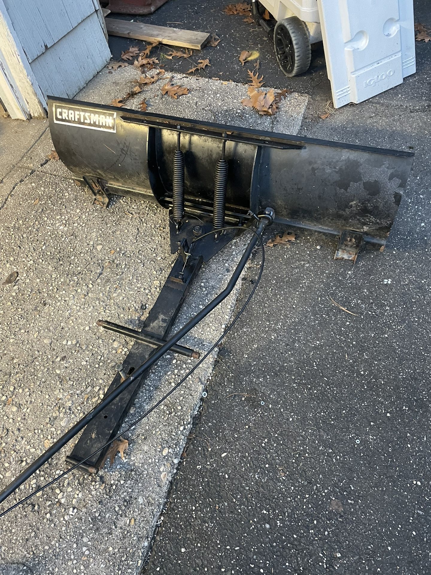 Craftsman Tractor Plow