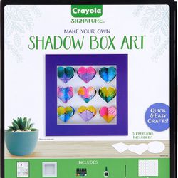 Crayola DIY Shadow Box, Personalized Picture Frame Kit, Unique Gifts for Mom, 13