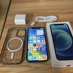 iPhone 12 mini 64GB Blue Unlocked – Excellent  Working Condition 