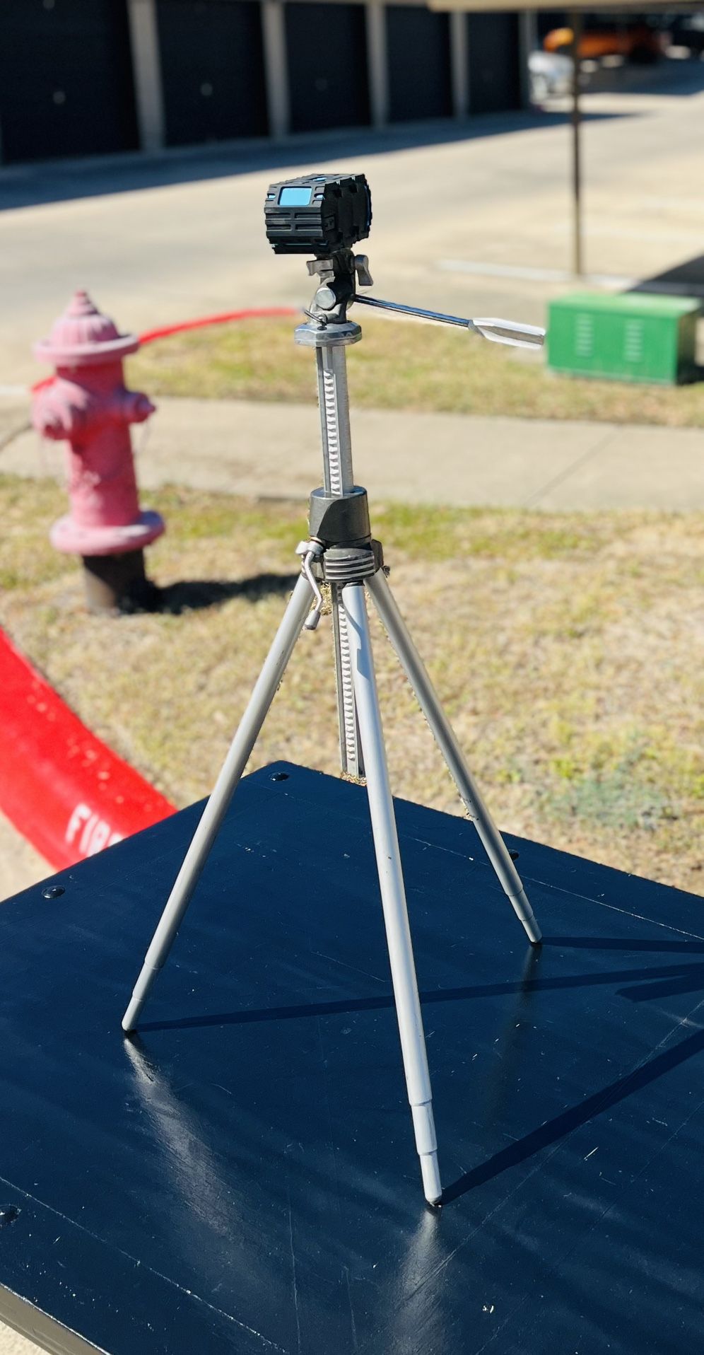 VINTAGE STAR D ALUMINUM DAVIDSON OPTRONICS PHOTO VIDEO CAMERA TRIPOD USA 🇺🇸! 