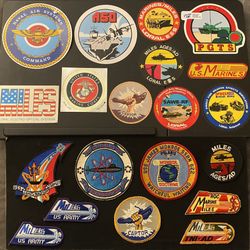 Vintage U.S. Military Stickers & Patches Lot (38 pcs)