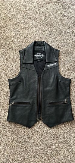 Leather Vest , Chaps And Jacket