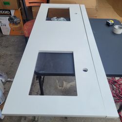 Ceramic Double Sink Top
