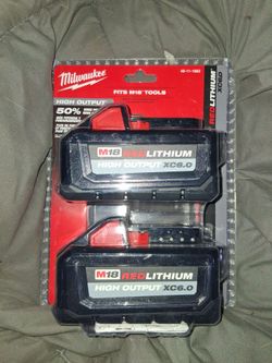 Milwaukee M18 High Output XC6.0 Battery 2-Pack