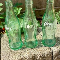Antique Coke Bottles 6 1/2 Ounce 