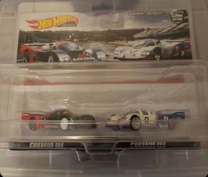 Hot Wheels 2 Pack Porsche 962 Mint Condition In Protector