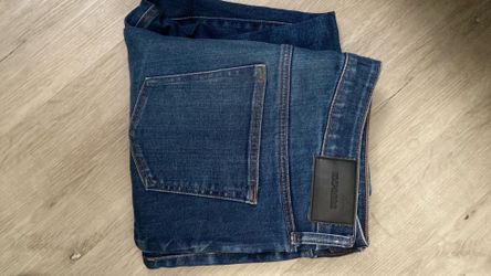 Express Slim Straight W34 L34  Dark Wash Jeans