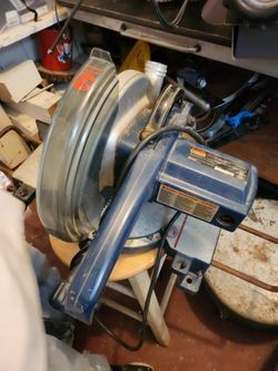 Small Ryobi Chop Saw.