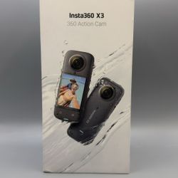 Insta360 X3 5.7K 360 Camera – Great Condition – Box & Accessories Included