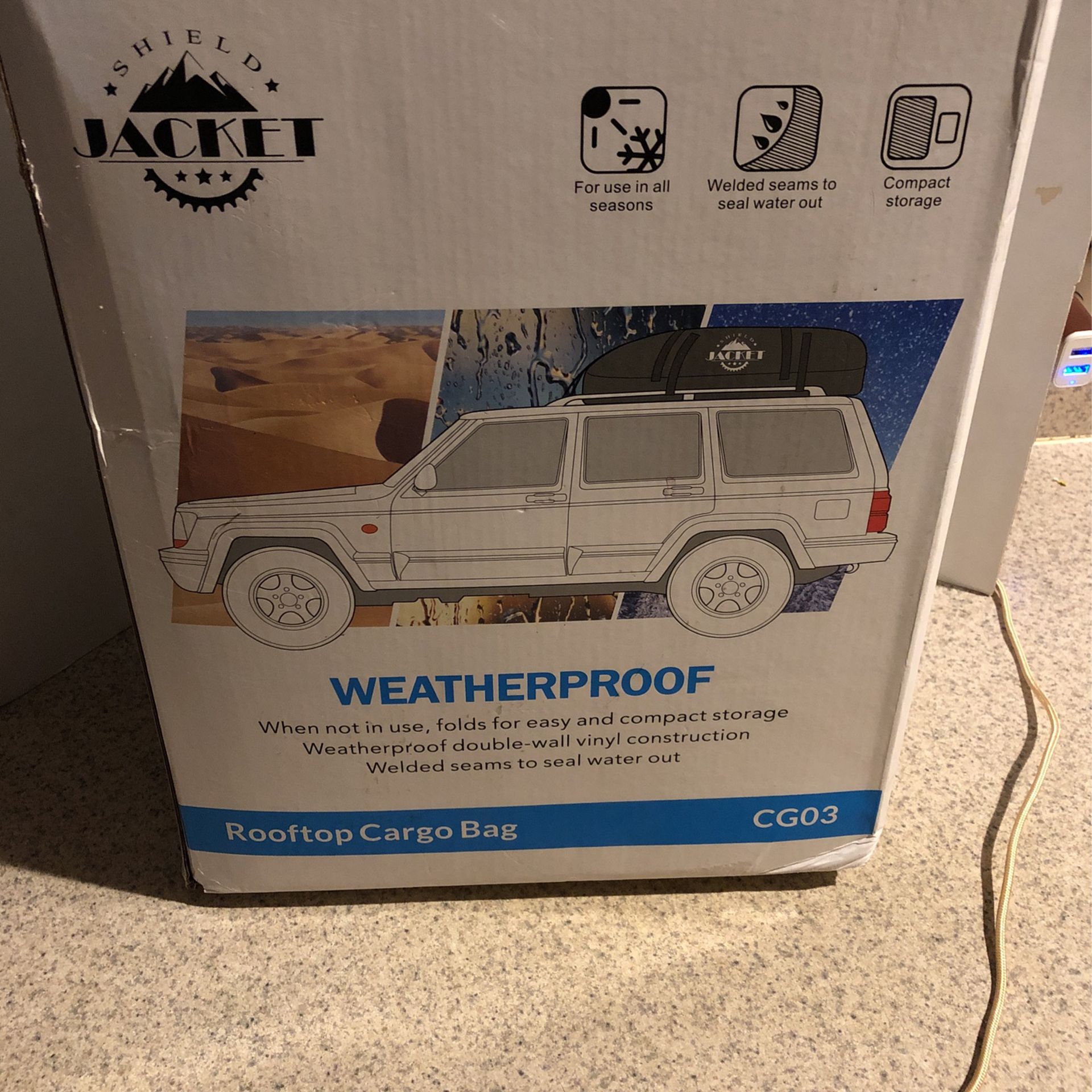 Shield Jacket Weatherproof Rooftop Cargo Bag