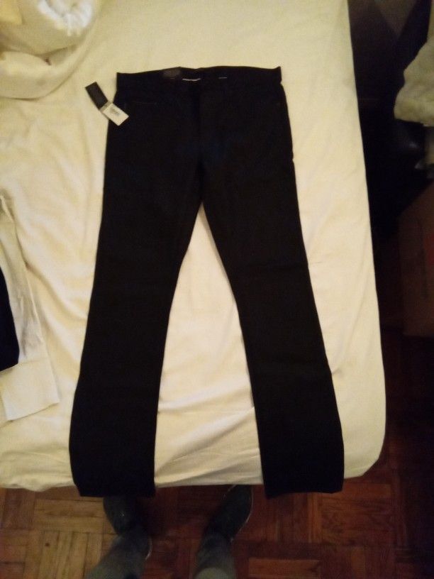 New John Varvatos Wight Skinny Black Pants