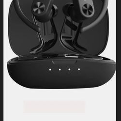 Wire Less Head Phones With Case New 