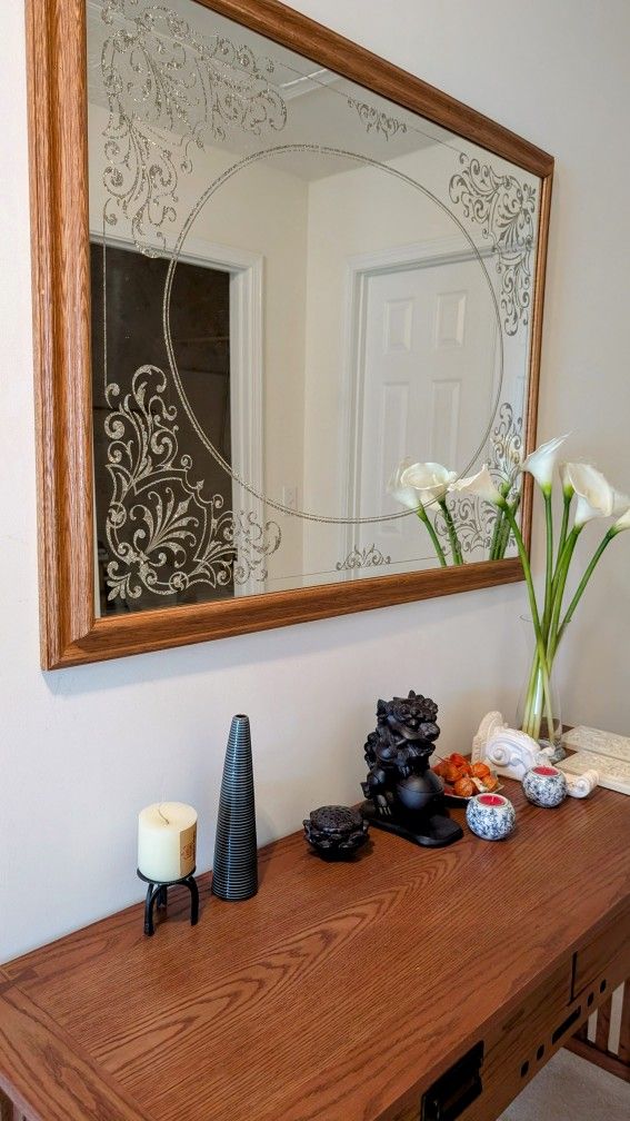 Console Table And Mirror Set 