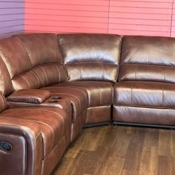 MANUAL RECLINING SECTIONAL SOFA SET