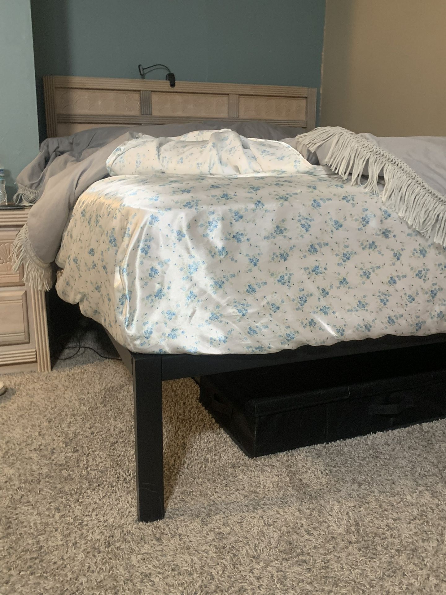 Black Metal Bed Frame