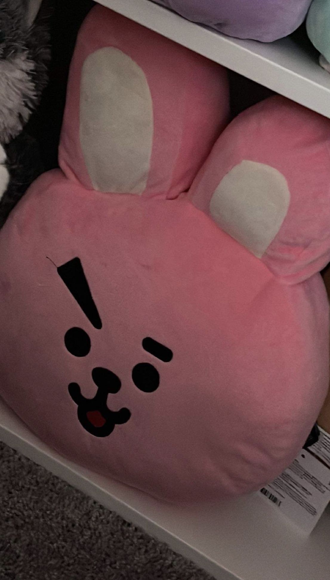 BTS BT21 Jungkook Cooky Bunny Face Pillow