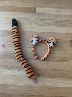 Tiger Costume Ears Headband and Tail Set