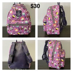 DISNEY Loungefly Nightmare Before Christmas TREATS Mini Backpack 