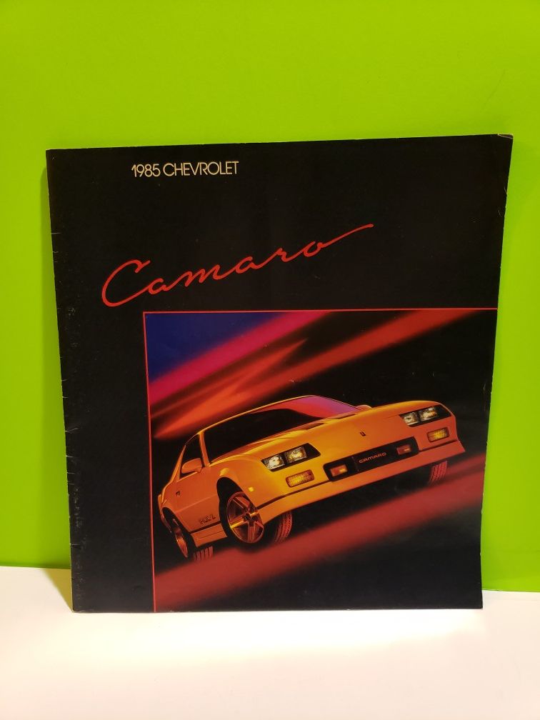 1985 Chevy Chevrolet Camaro Sales Brochure