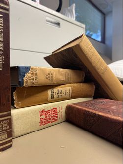 Vintage Americana & History Book Collection – Lincoln, Texas Cowboy, U.S. History, Jones, and more