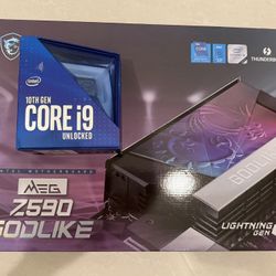 MSI MEG Z590 GODLIKE + i9-10900K