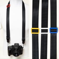 Camera Strap w/ Peak Design Anchors 30-50" Adjustable Red, Yellow, Black, white O omni-camera-products 