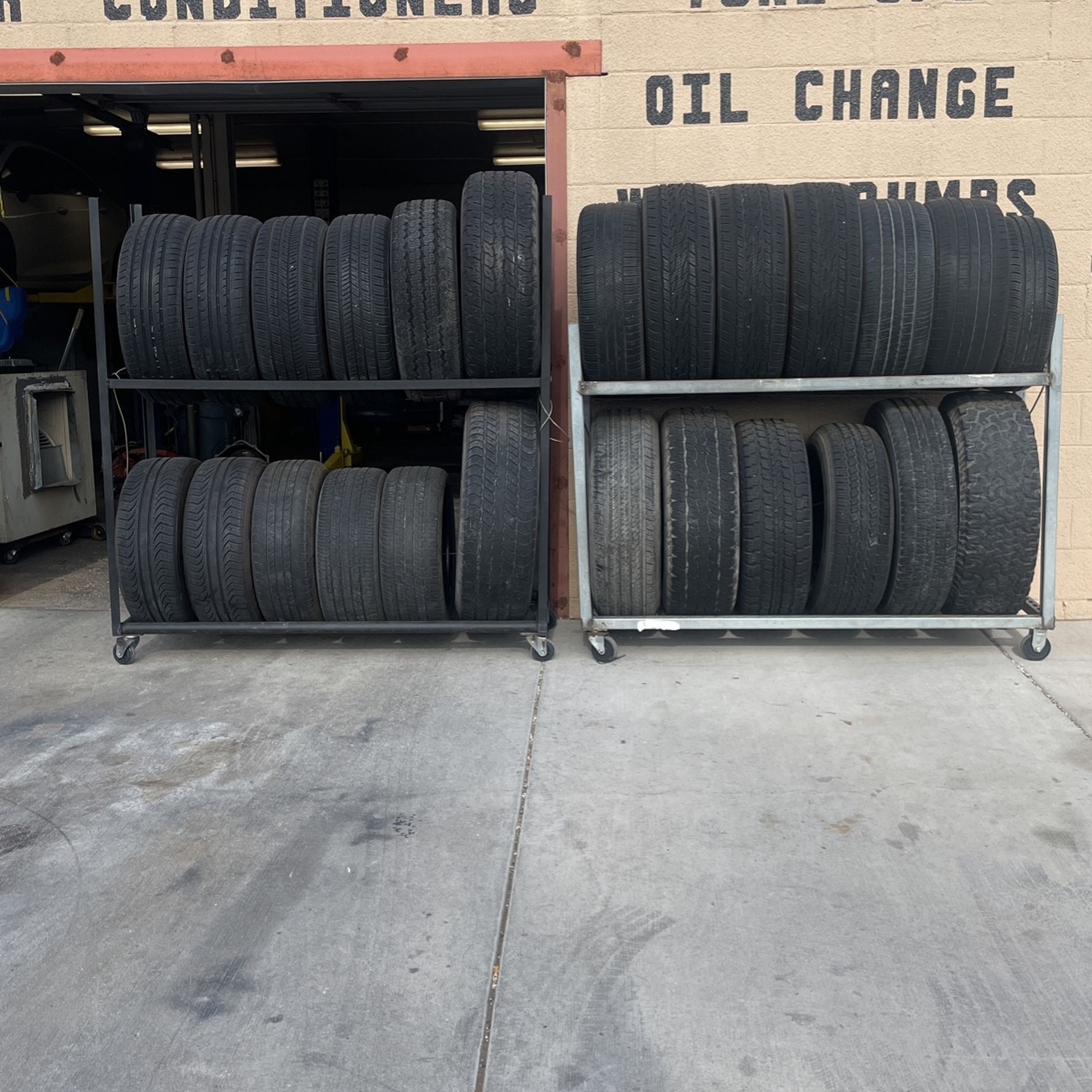 Tire Racks And Tires