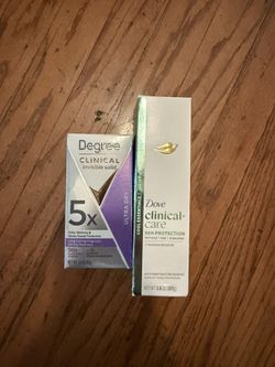 Dove & Degree Clinical Deodorant Bundle - $10