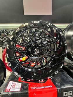 TIS OFF ROAD 544BM 22X10 6X137.9 /135  Gloss Black Milled. SET OF 4 WHEELS