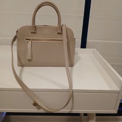 Cream Leather Kate Spade
