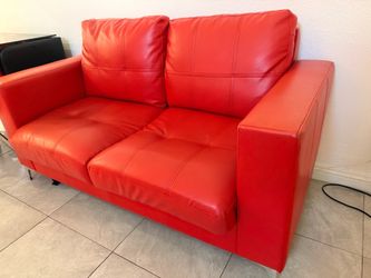 Red couch set