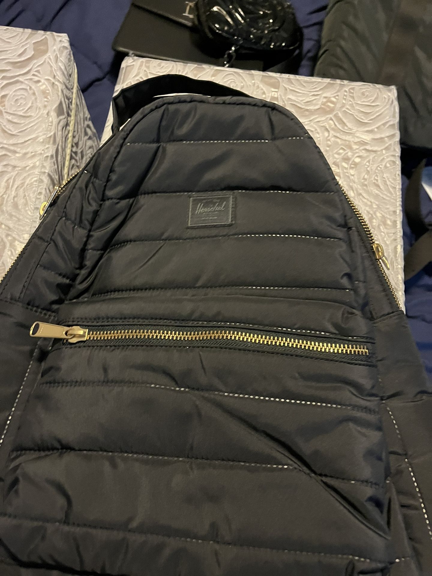 Herschel NWT Black Backpack