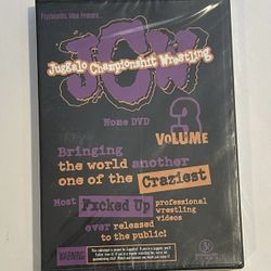 JCW JUGGALO WRESTLING VOL 3 DVD INSANE CLOWN POSSE ICP ECW AEW WWE RARE NEW!
