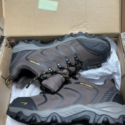 NORTIV 8 Men's Low Top Waterproof Hiking ShoesTrekking Trails Outdoor Work Shoes