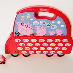 VTech Peppa Pig Learn & Go Alphabet Car, FREE Peppa Pig Figure With Purchase!