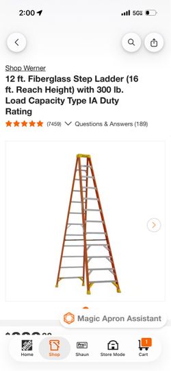 12ft ladders Qty 4