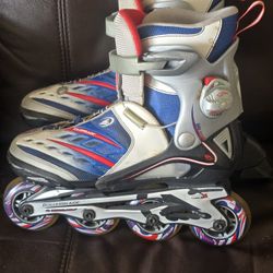 Kid's Size 4-7 Rollerblades Gently Worn Adjustable