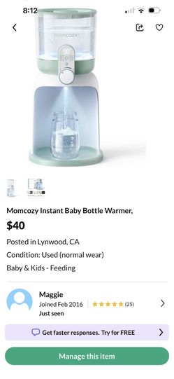 Momcozy Instant Baby Bottle