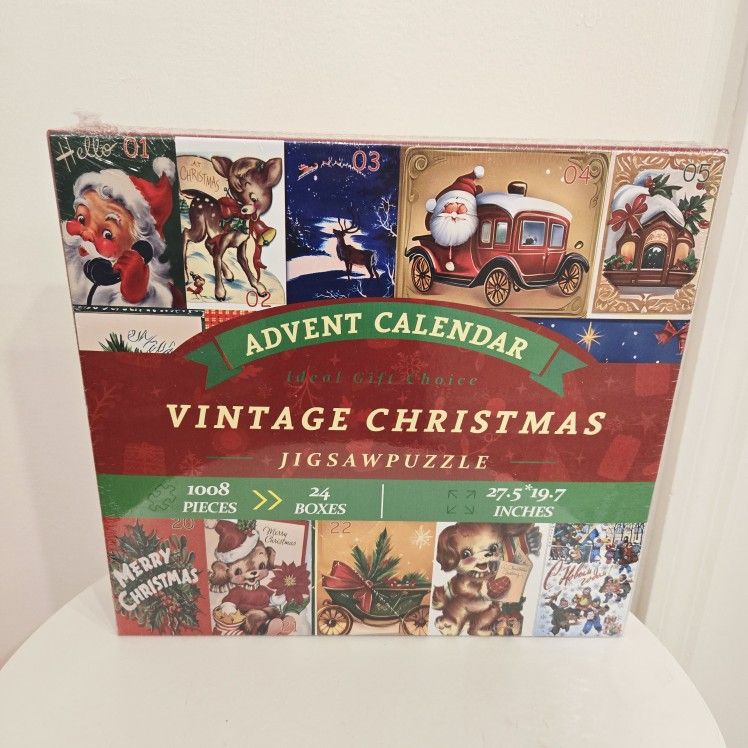 Vintage Christmas Jigsaw Puzzle NEW