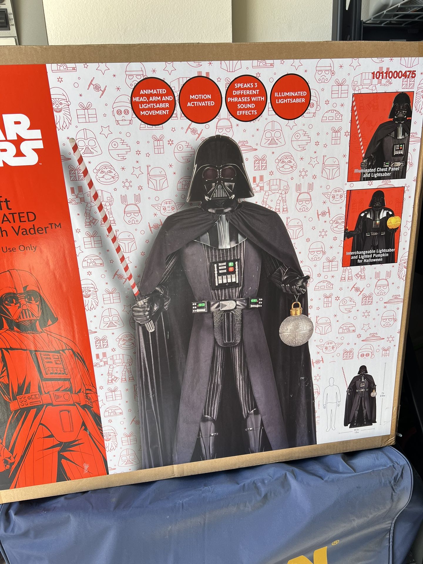 Star Wars 7 FT Animatronic LED Darth Vader