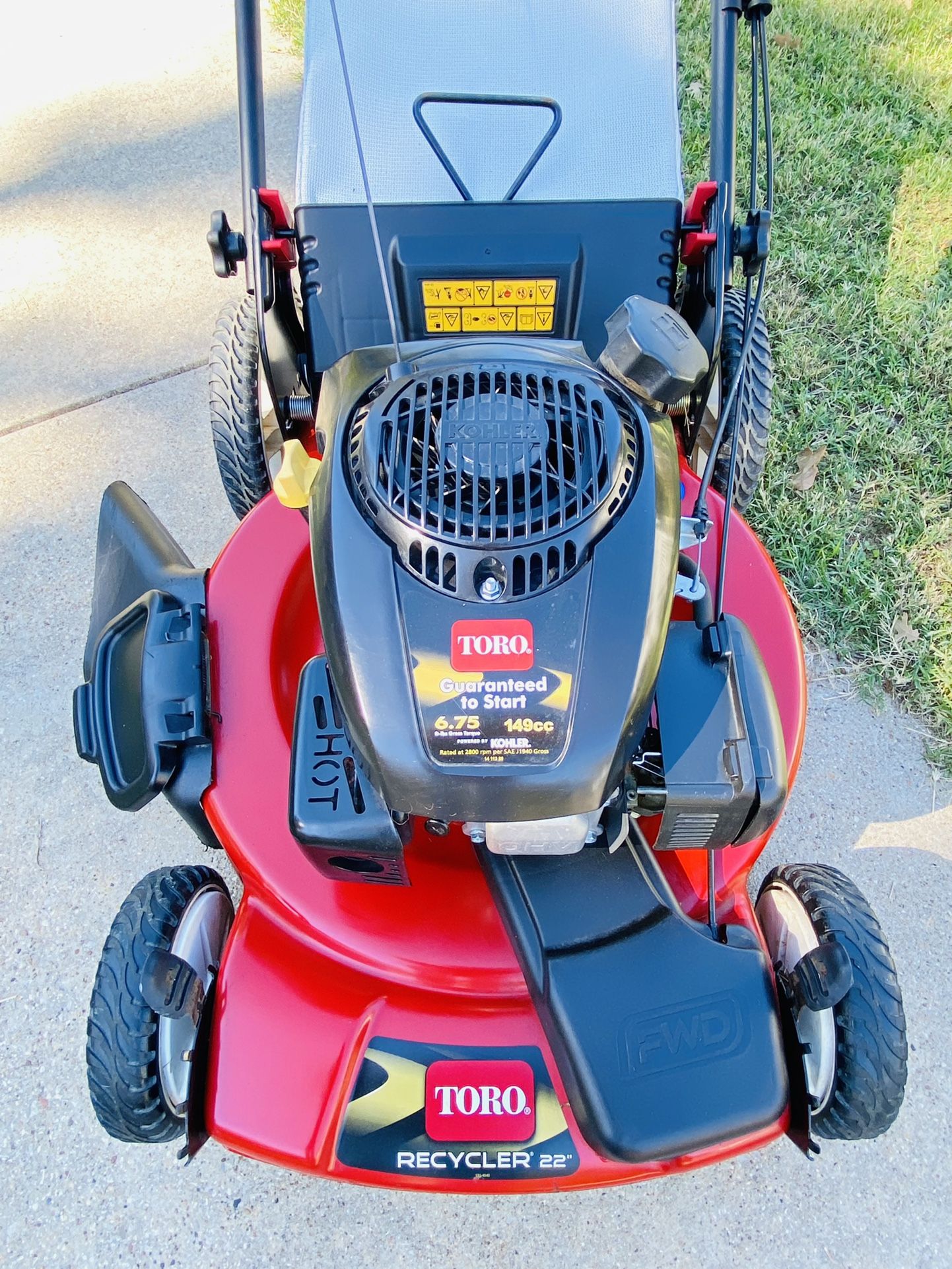 Toro Recycler 22 Kohler 149cc Toro Recycler® (22