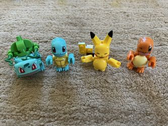 Lego Pokemon Starters With Pikachu